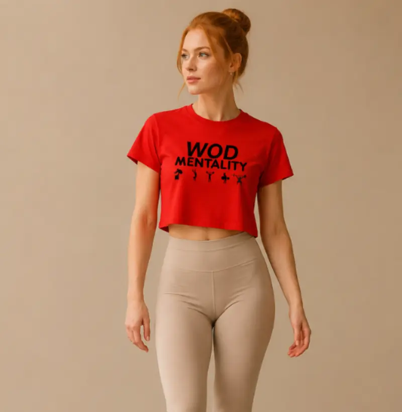 Cropped WOD Mentality – TRENO | Mentalidade de Treino