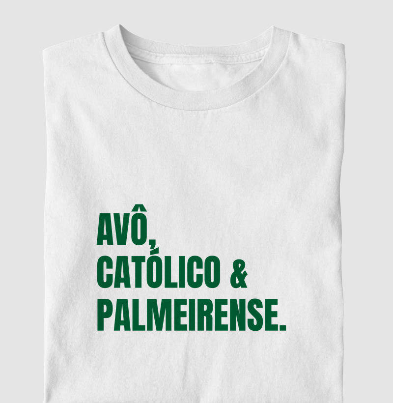 Avô, católico e palmeirense
