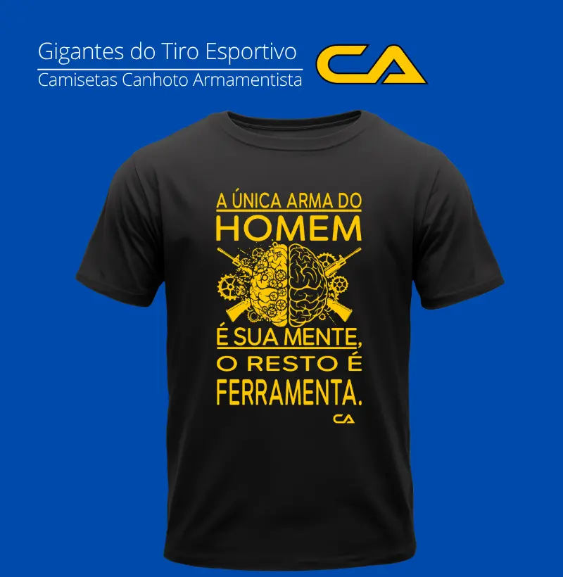 Sua Mente Canhoto Armamentista Amarela