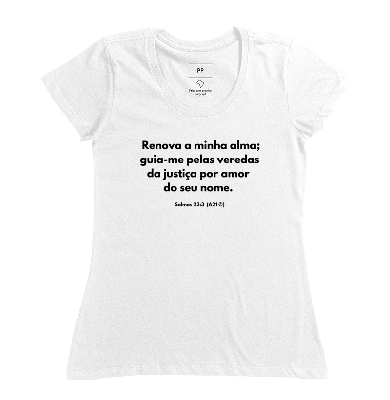 Feminina Salmo 23:3