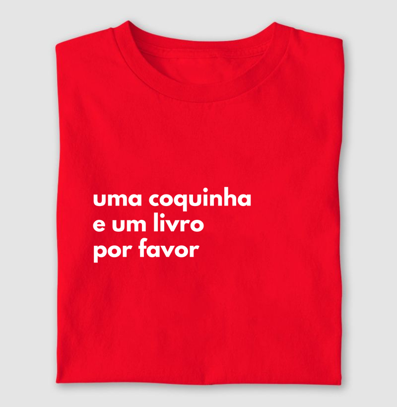 Uma coquinha e um livro por favor