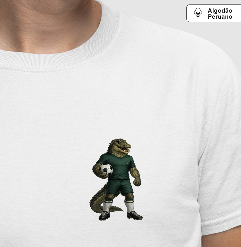 Camiseta Crocodilo Futebolista 