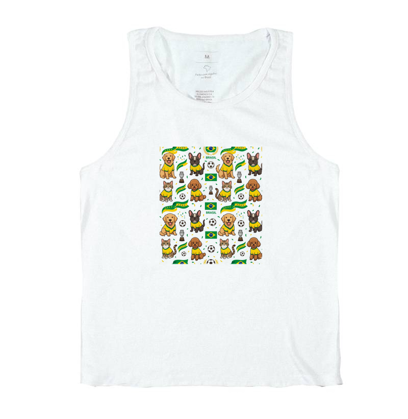 Camiseta Pet Brasil Pattern | All Over Edition