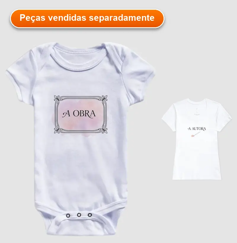 A obra - Body Infantil Estampado – Mãe e Filho(a)