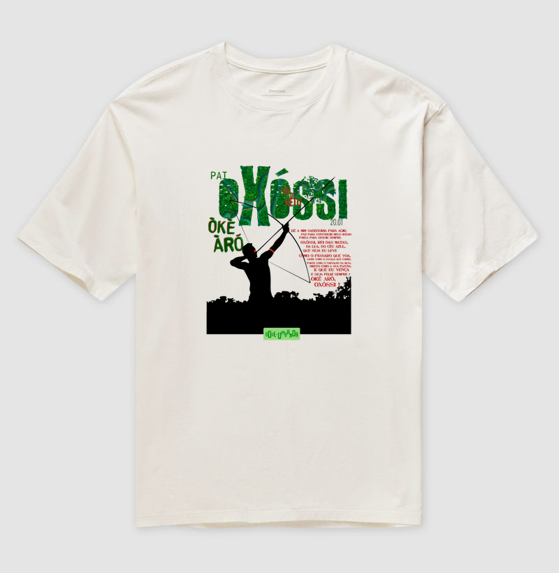 oversized OXÓSSI oração unissex
