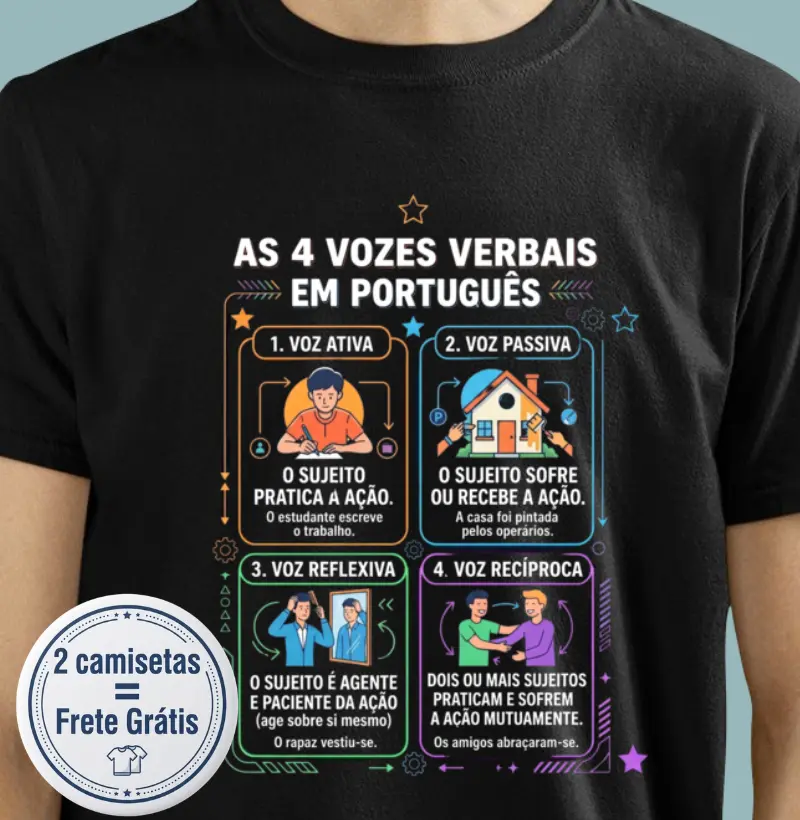 Camiseta Premium Português/Literatura