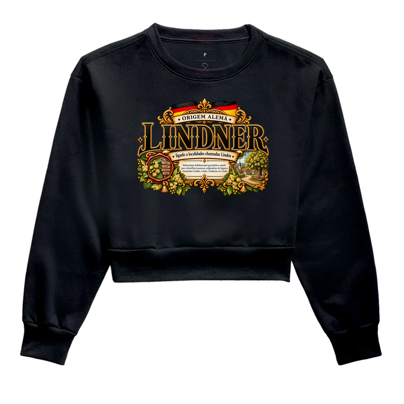 Lindner  - Cropped Moletom