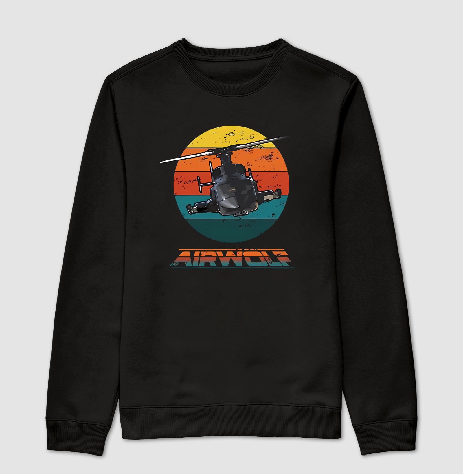 Air Wolf - Suéter Moletom