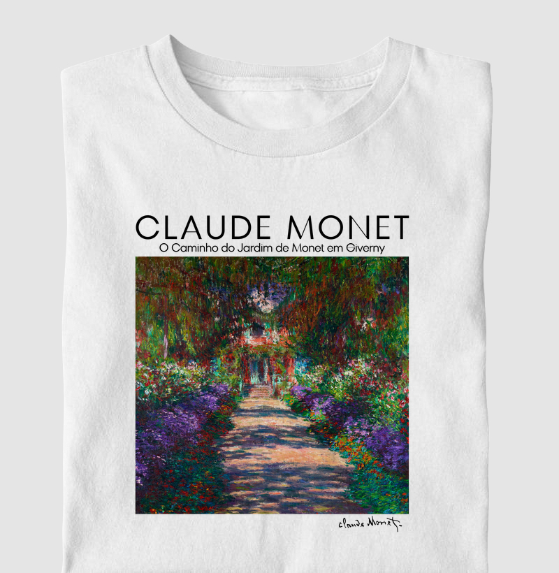 O Caminho do Jardim de Monet em Giverny (1902) - Claude Monet