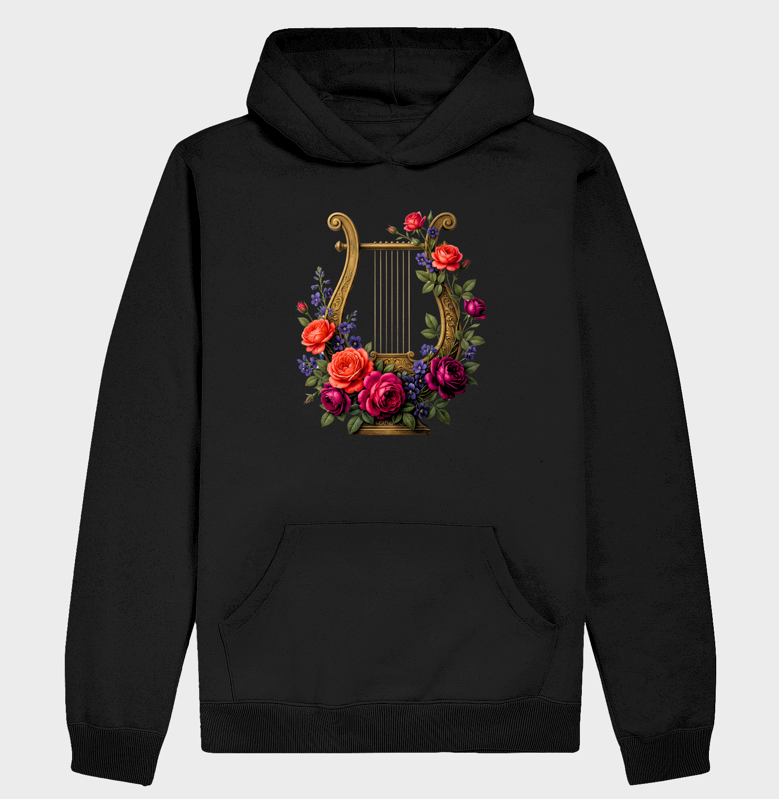Lira de Apolo — Música em Flor - Hoodie Moletom