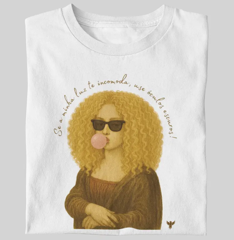 Se a minha luz te incomoda, use óculos escuros! (Loira)