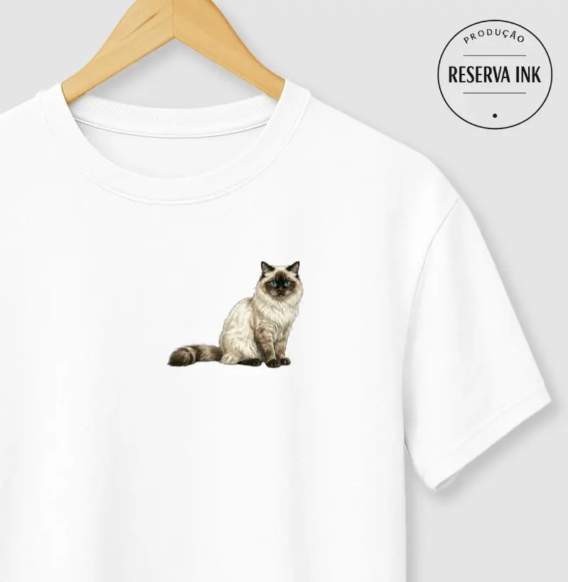 Gato Himalaio Minimalista