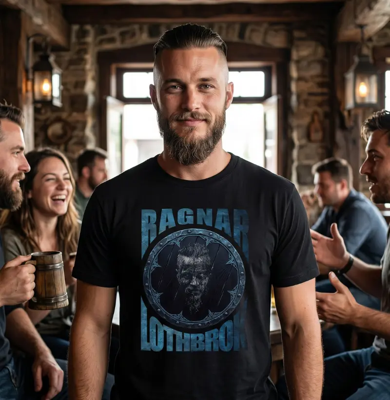 Camiseta Viking Ragnar