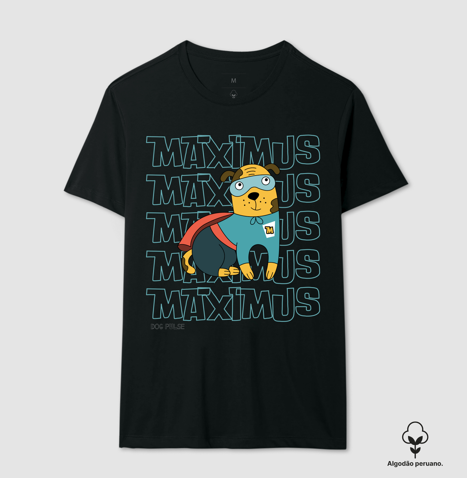 Camiseta Algodão Peruano Dog Pulse - Máximo dos Maximus