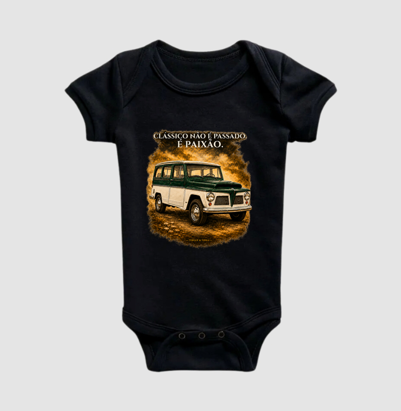 Clássico Não é passado - Rural - Body Infantil
