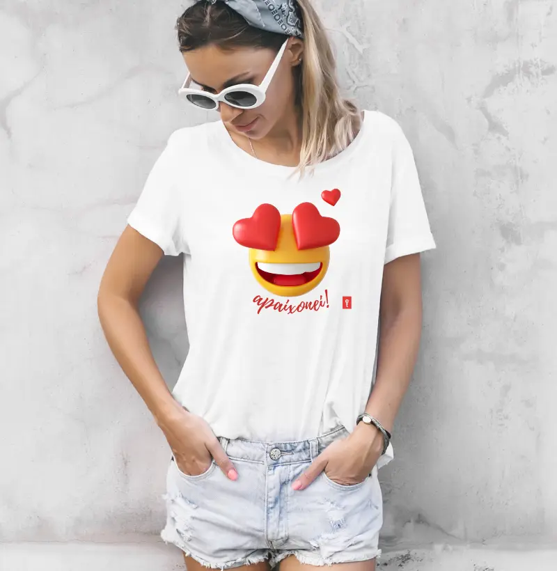 Camiseta Feminina Apaixonei 
