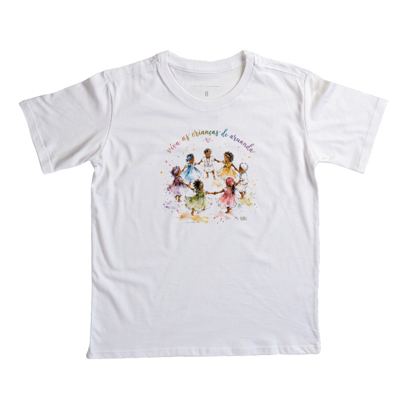 Viva as Crianças de Aruanda Maria Patuá - Camiseta Infantil