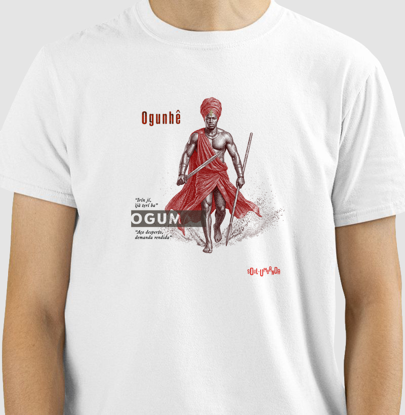 camiseta OGUM iorubá masculina