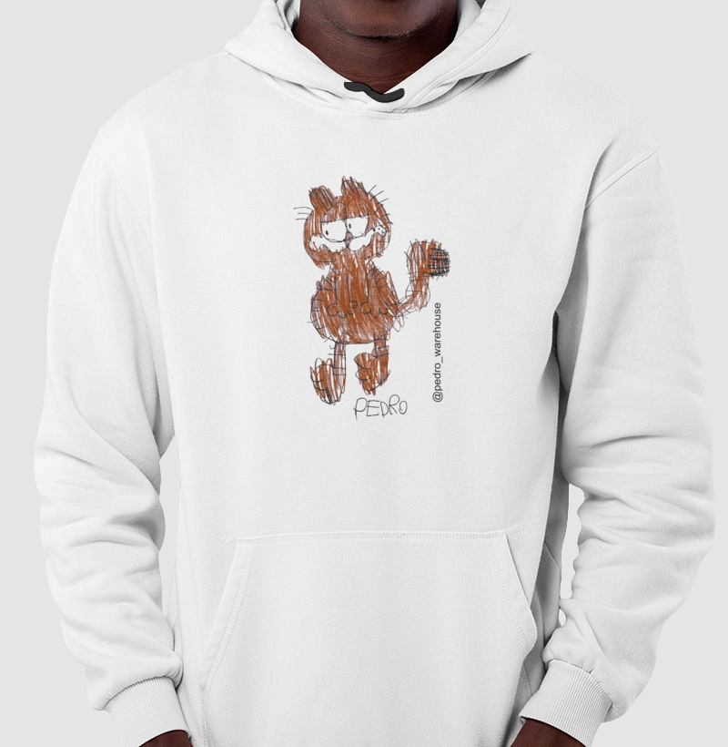 MOLETOM CAPUZ – GATO PÊ