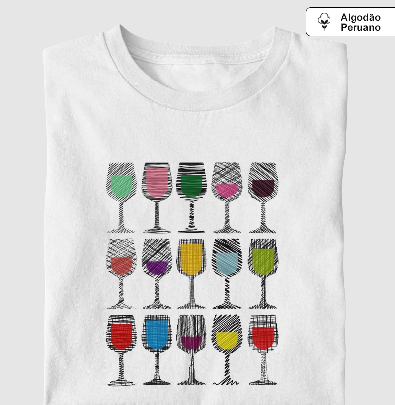 Camiseta Wine Palette