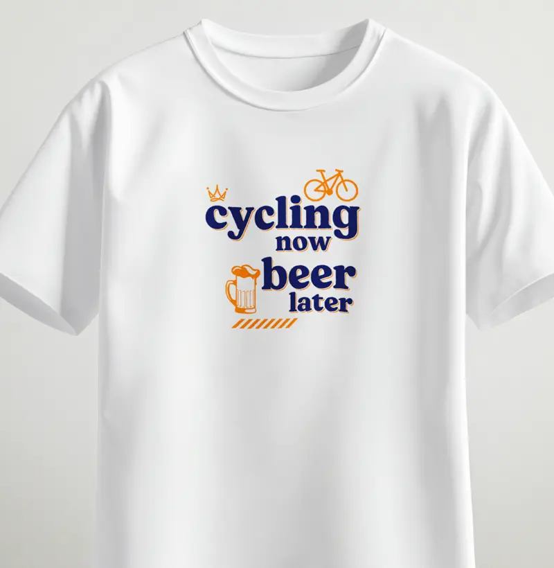 Cycling now beer later