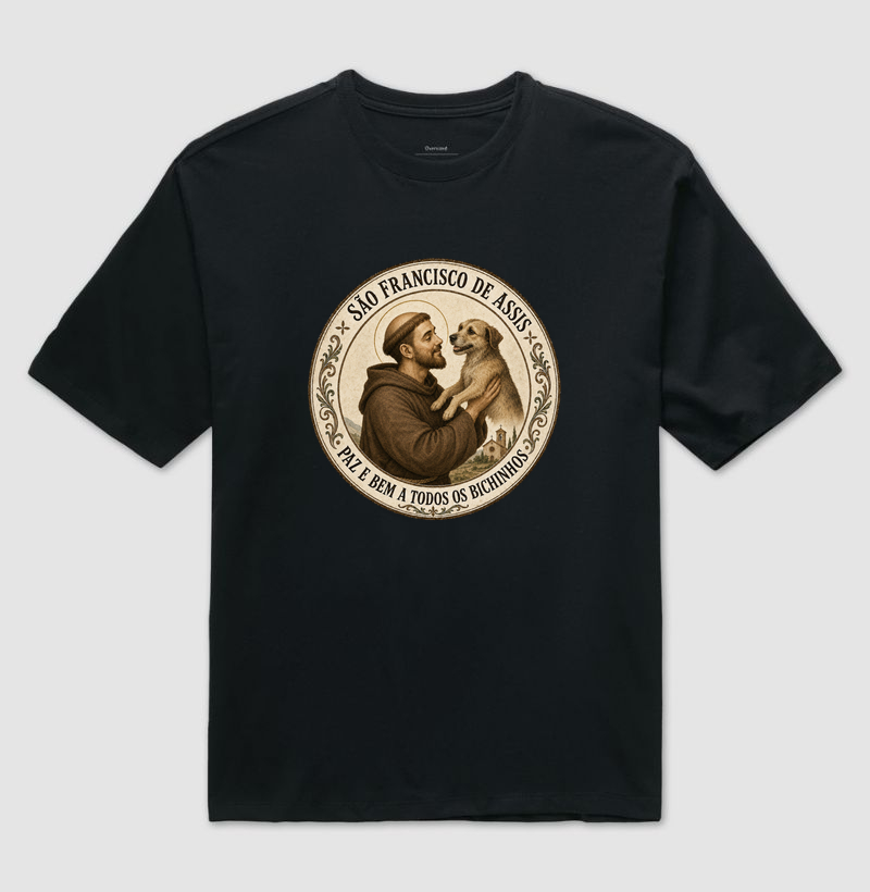 São Francisco e Cachorro Caramelo