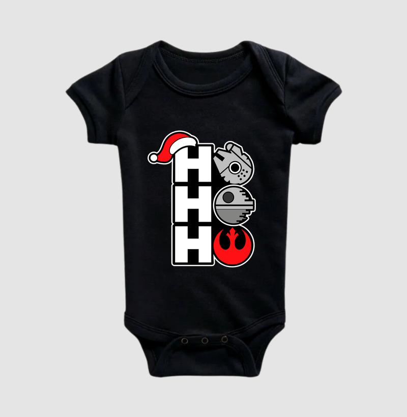 Ho Ho Ho – Galáxia de Natal - Body Infantil