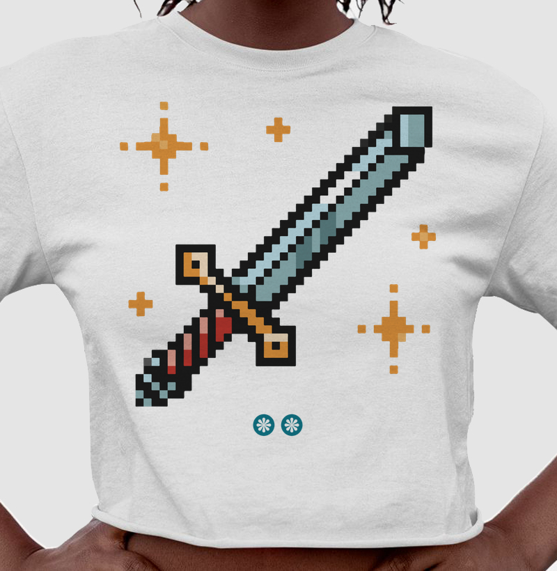 Pixel Sword – Think Tee