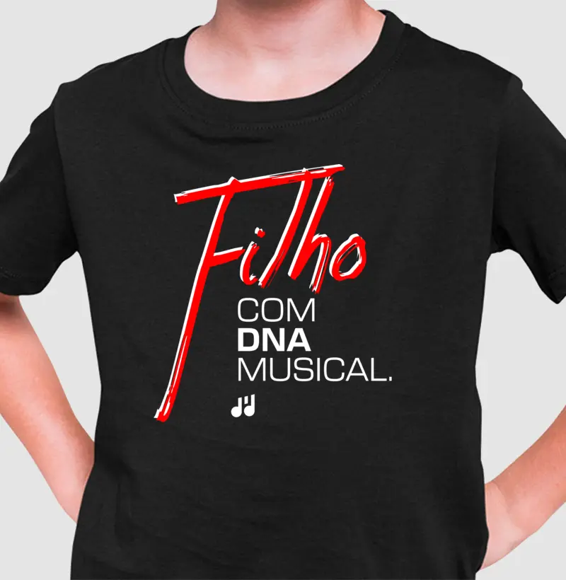 Filho com DNA musical.
