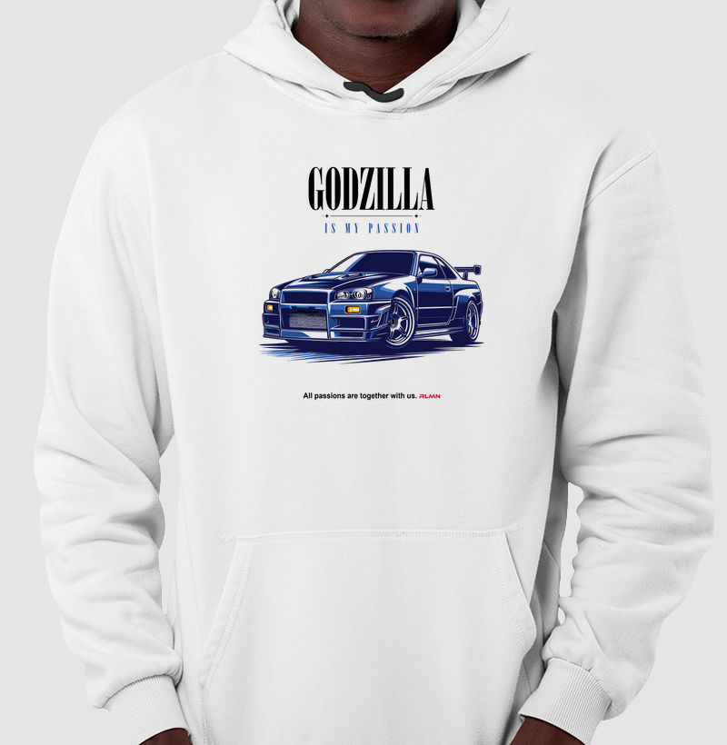 Moletom GODZILLA Is my passion - Rooliman