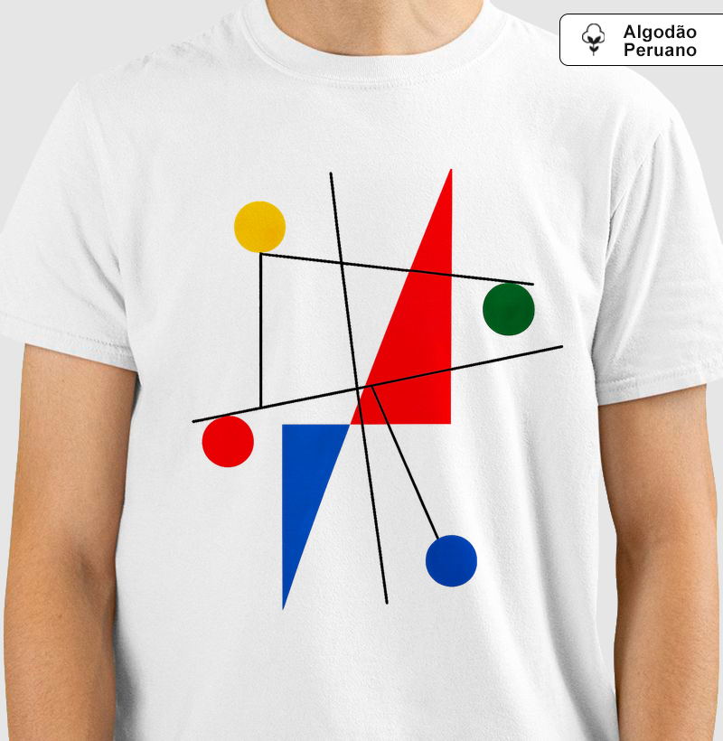Camiseta Sophie Taeuber-Arp Untitled 1932 Algodão Peruano Tanguis