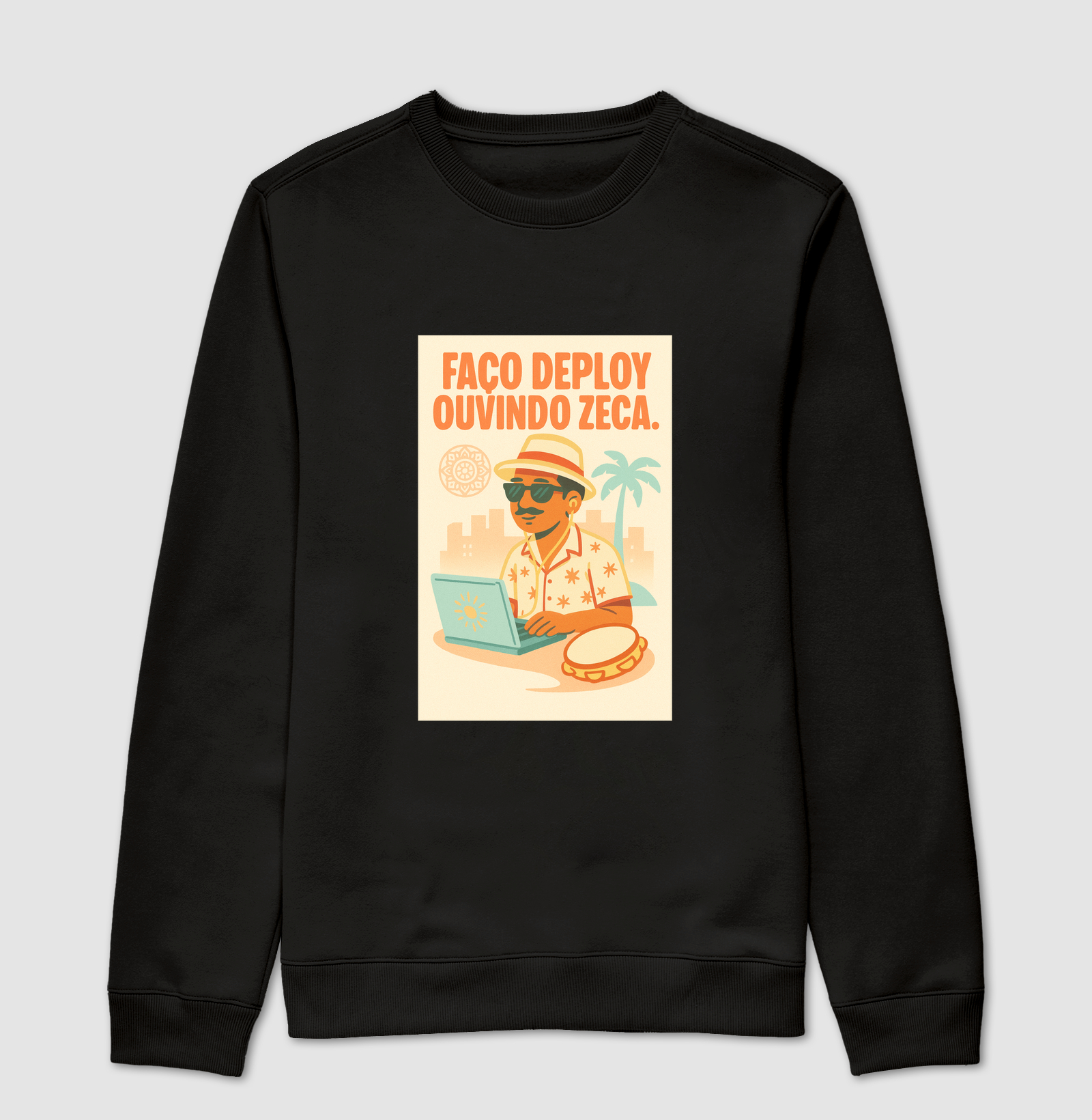 Suéter Deploy Ouvindo Zeca