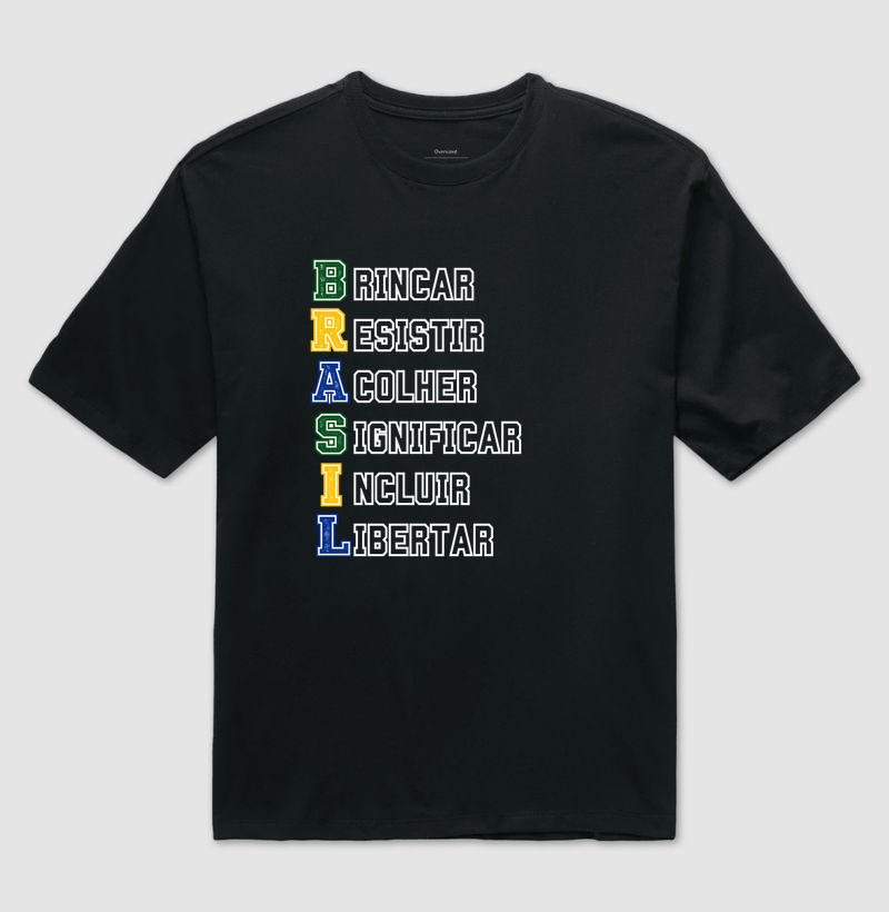 Camiseta Oversized | Brasil