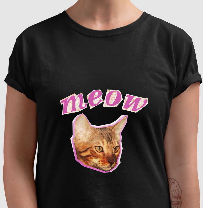 Camiseta Meow