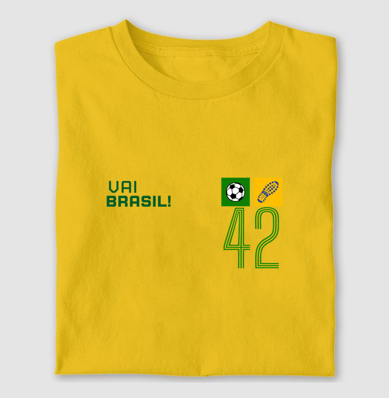 Camiseta Corrida - Vai Brasil 42k