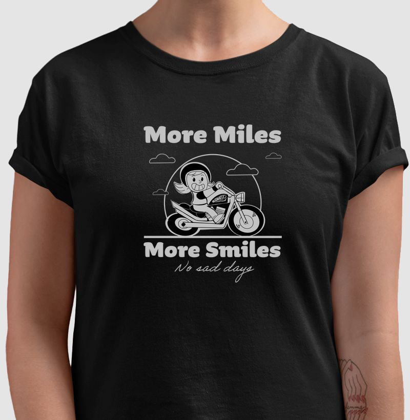 Girl More Miles, More Smiles