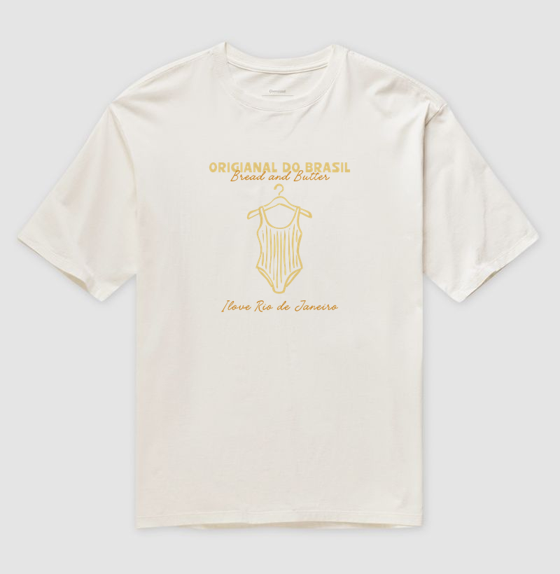 Camiseta Oversized I Love RJ