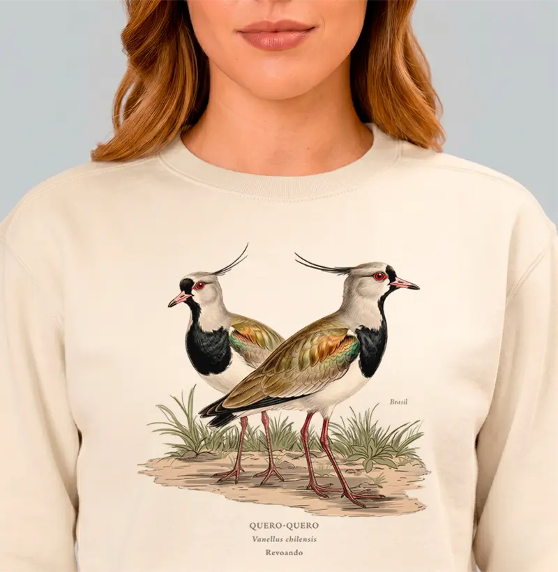 Naturalistas - Quero-quero - Moletom - Suéter Moletom