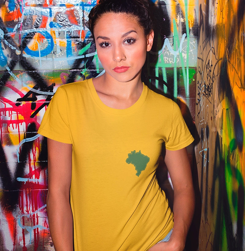 Camisa Feminina Brasil