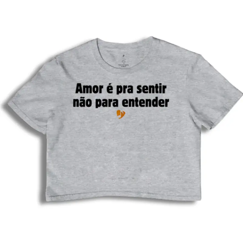 Amor é pra sentir não pra entender
