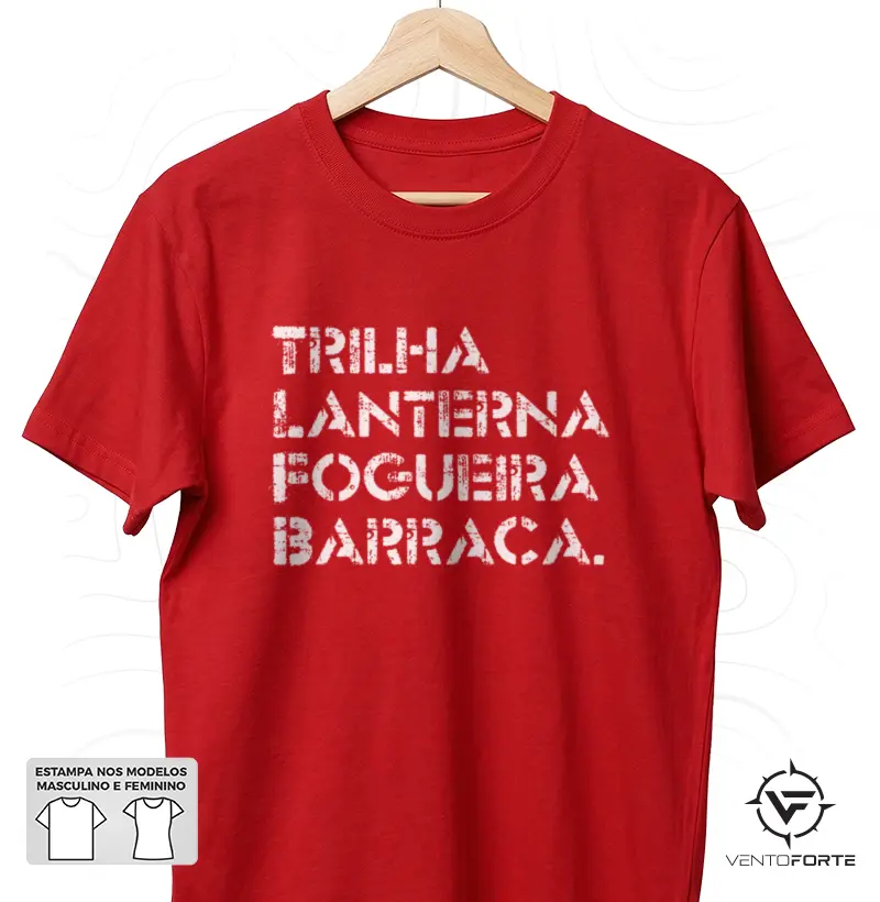 Trilha Lanterna Fogueira Barraca