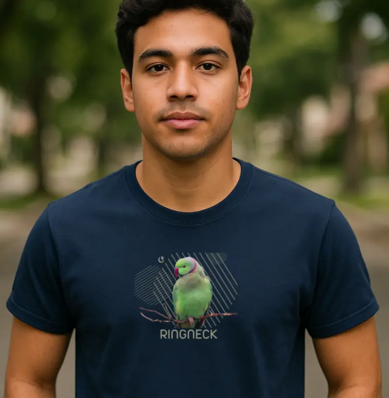 Camiseta Ringneck - Verde