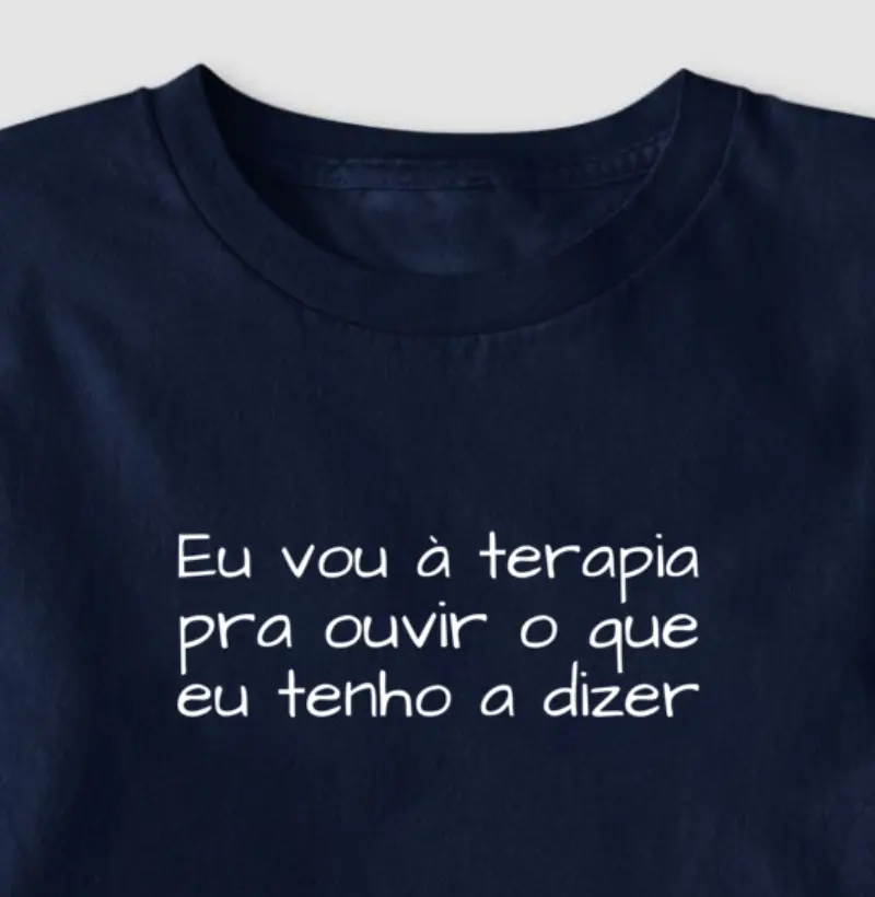 Eu vou à terapia