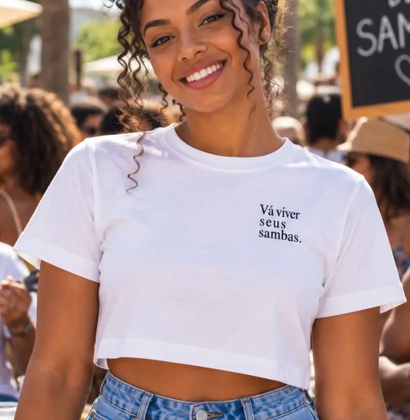 Vá viver seus Sambas - Cropped