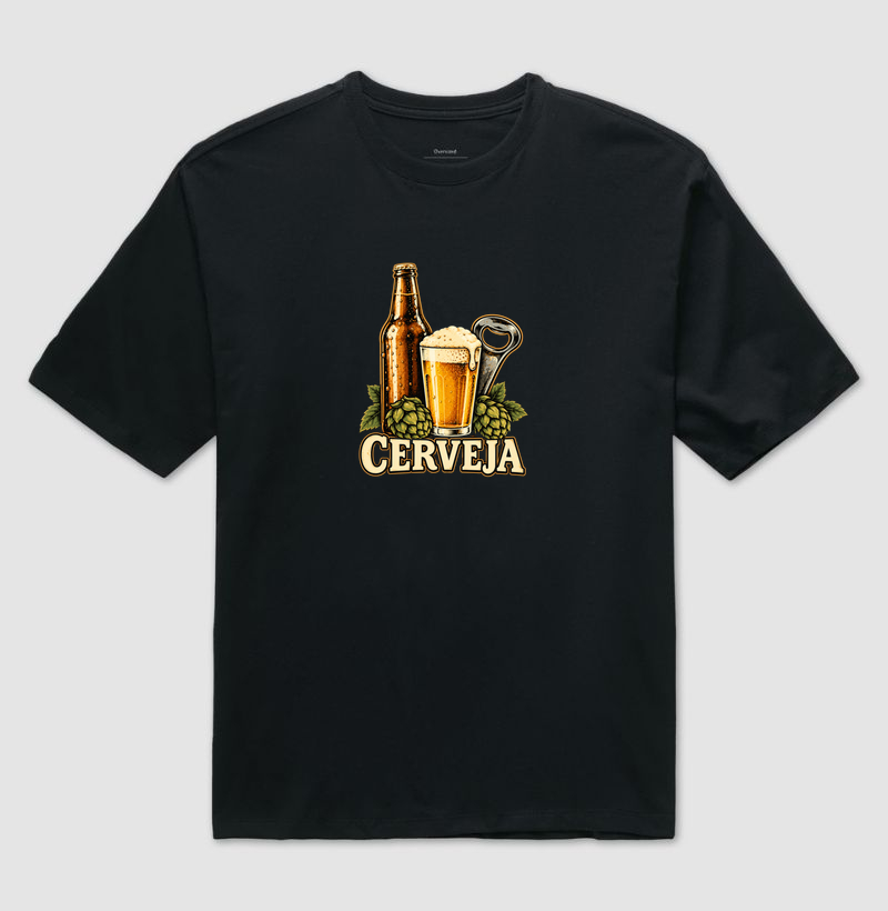Cerveja Retrô - Camiseta Oversized