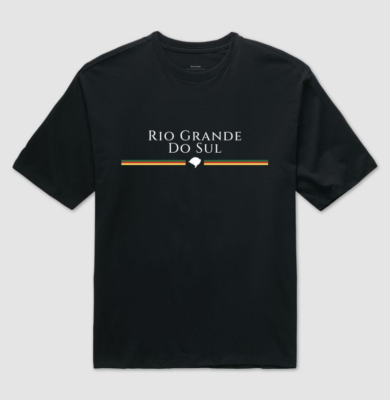 Rio Grande do Sul — Tradição - Camiseta Oversized