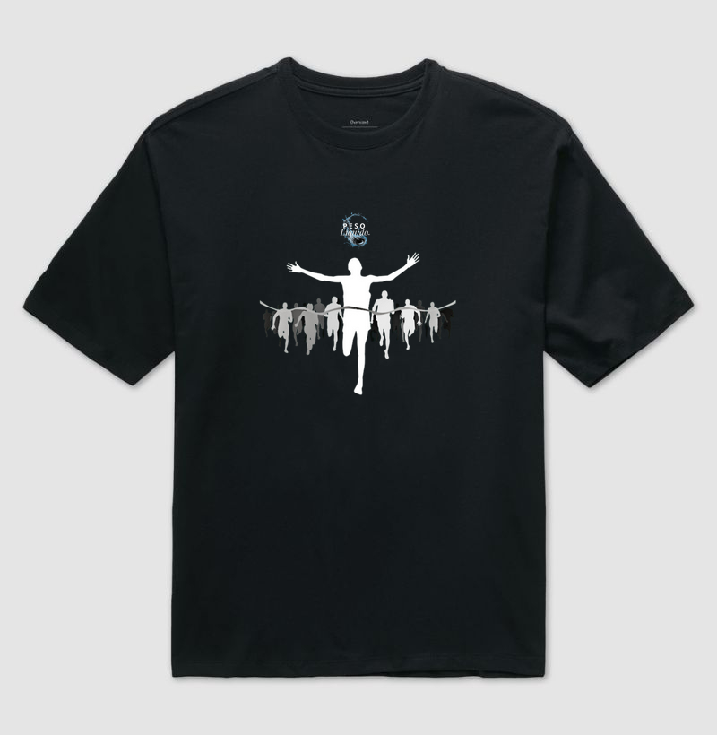 Camiseta VITÓRIA PESO LÍQUIDO Preta