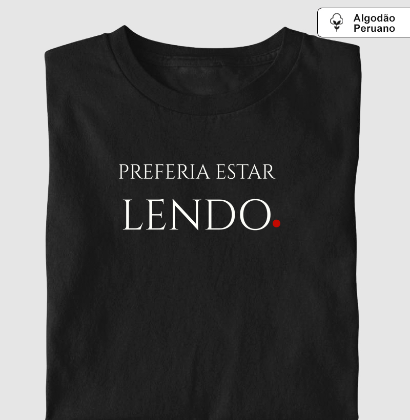 PREFERIA ESTAR LENDO