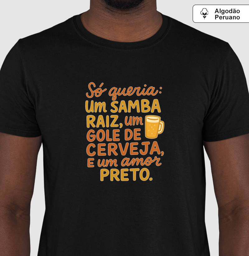 Camisa Um Amor Preto