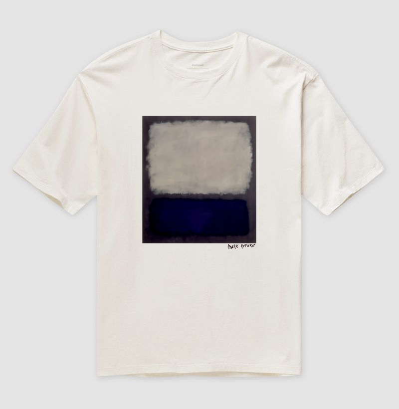 Blue and Gray - Rothko - Camiseta Oversized
